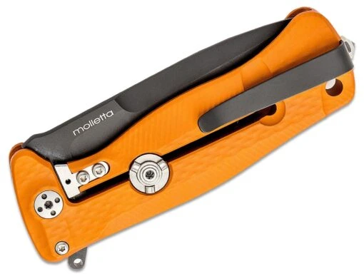 Lionsteel SR FLIPPER ORANGE Aluminum Knife, RotoBlock, Chemical Black Blade Sleipner SR22A OB -Messerwelt Verkauf 0acf03cfa999165fecb9f0df705e02bd