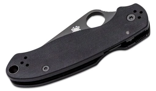 Spyderco C223GPBK Para 3 G-10 BlackBlack Blade -Messerwelt Verkauf 1c68b489cc3acd9bc6767fba726e9978