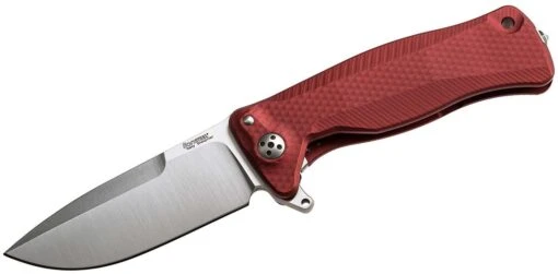 Lionsteel SR FLIPPER RED Aluminum Knife, RotoBlock, Satin Finish Blade Sleipner SR11A RS -Messerwelt Verkauf 719babeed67d145a5685adf302049509